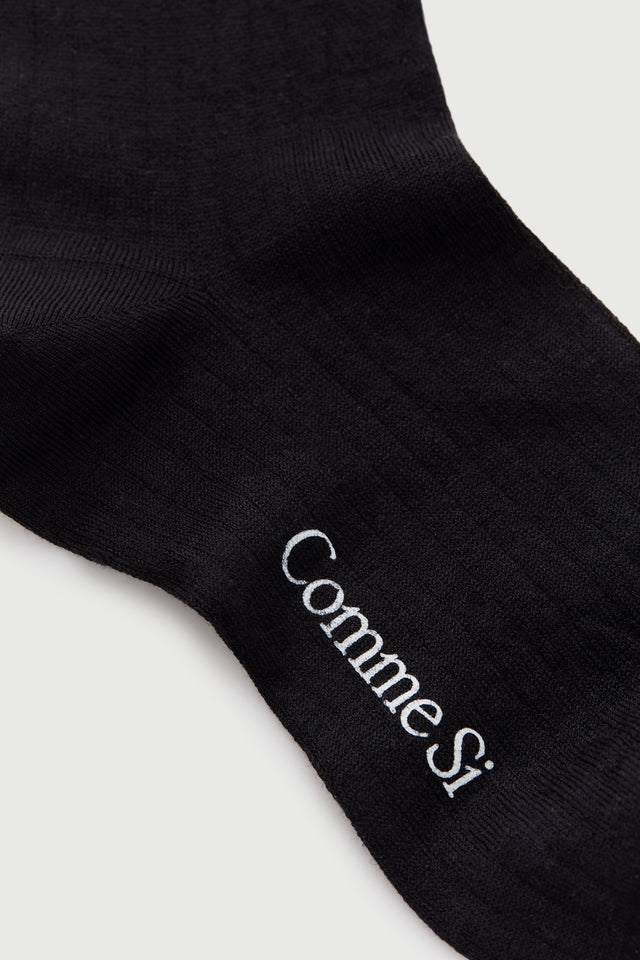 The Silk Ribbed Sock